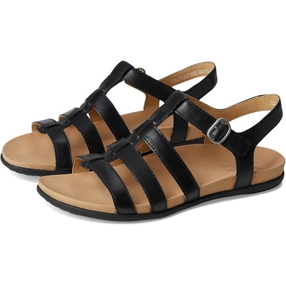 NEW Dansko Janice Sandals - Leather in black For Women 1225 4s2 - Picture 3 of 9